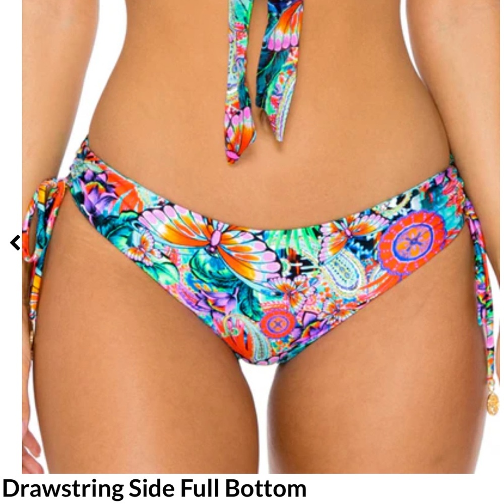 Luli Fama  Reversible Multicolor Bikini Bottom
